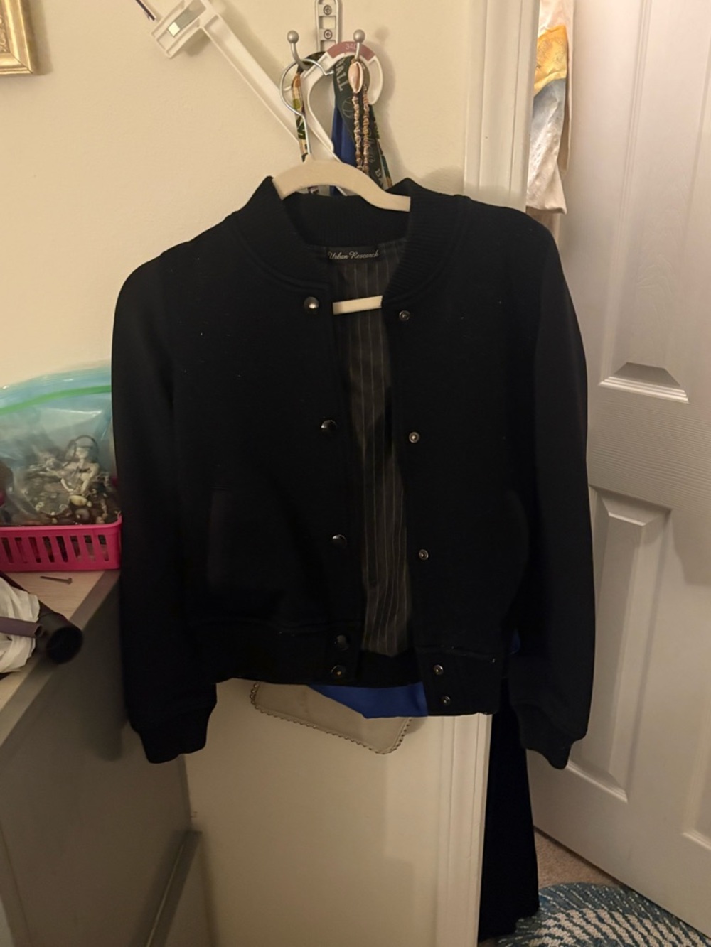 Black Women's Bomber Jacket - Classic Casual